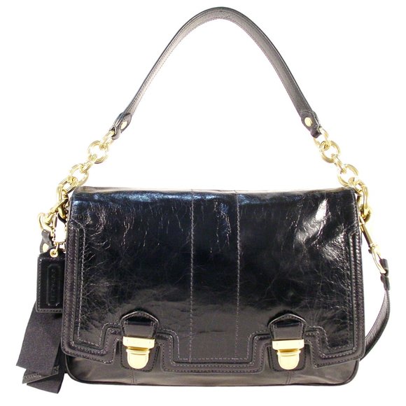 Coach Handbags - COACH Poppy 17925 Italian Leather Messenger Bag